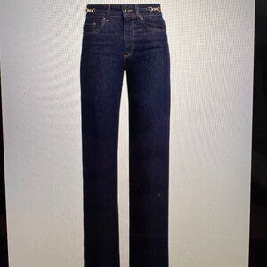 PAIGE Sasha Wide-Leg Jeans with Embellished Waistband